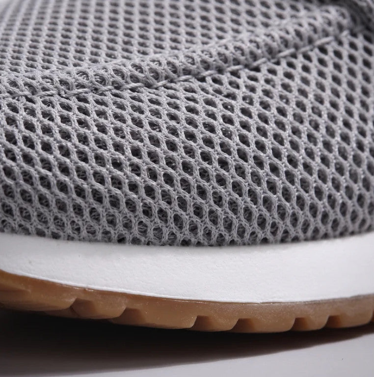 Annette Loafers in grey, upper texture detail